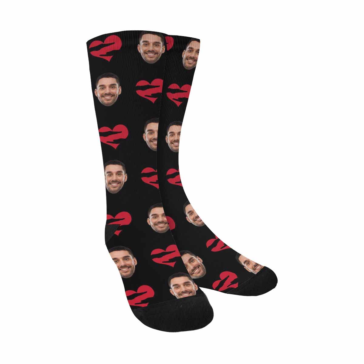 Custom Photo Socks - Personalized Funny Print with People's Face - Soft & Comfortable Crew Socks for Men & Women - Perfect Gift for Birthdays, Anniversaries & Special Occasions