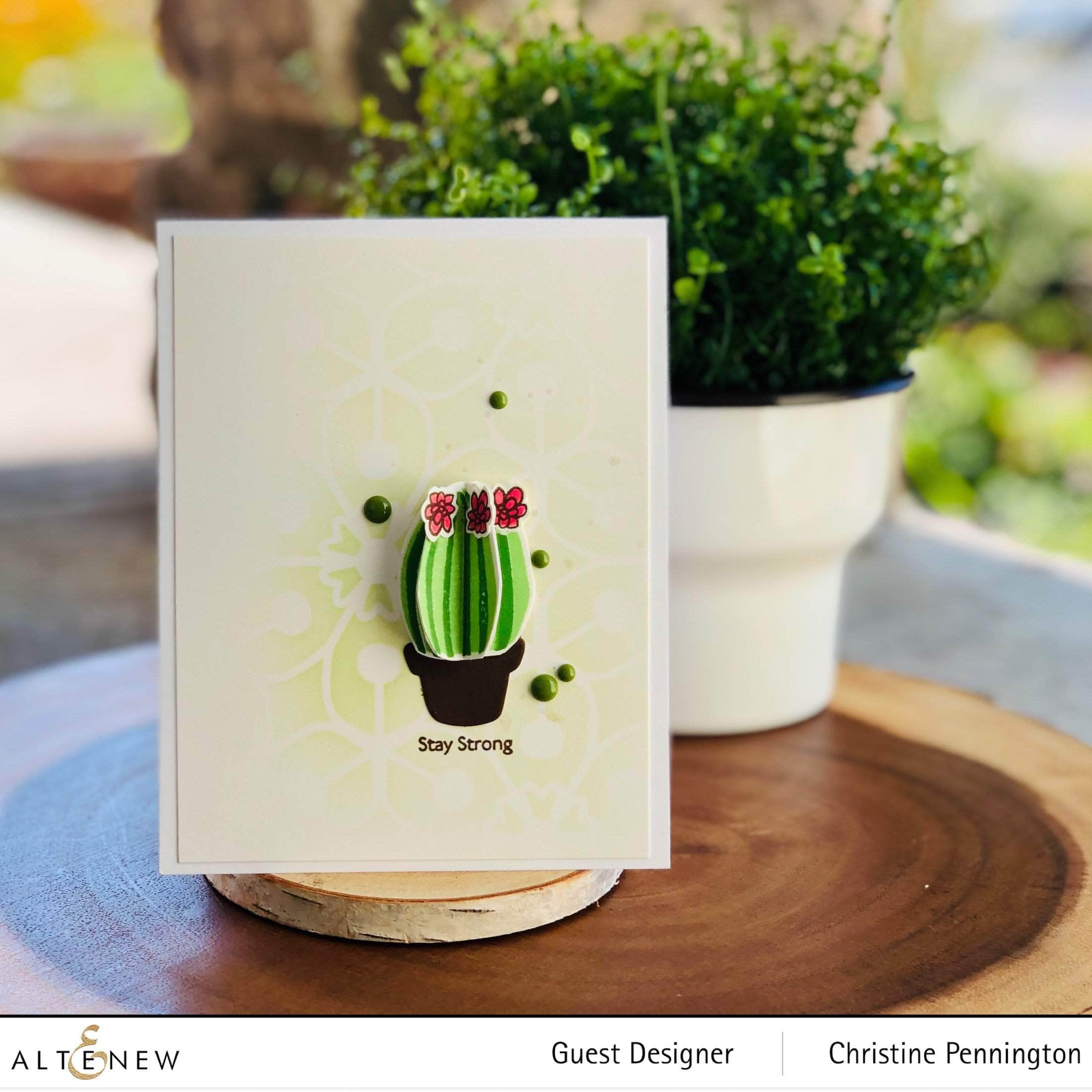Mini Delight: Cactus Stamp & Die Set for Card Making, Scrapbooking & DIY Crafts - Perfect for Greeting Cards, Invitations & Home Decor