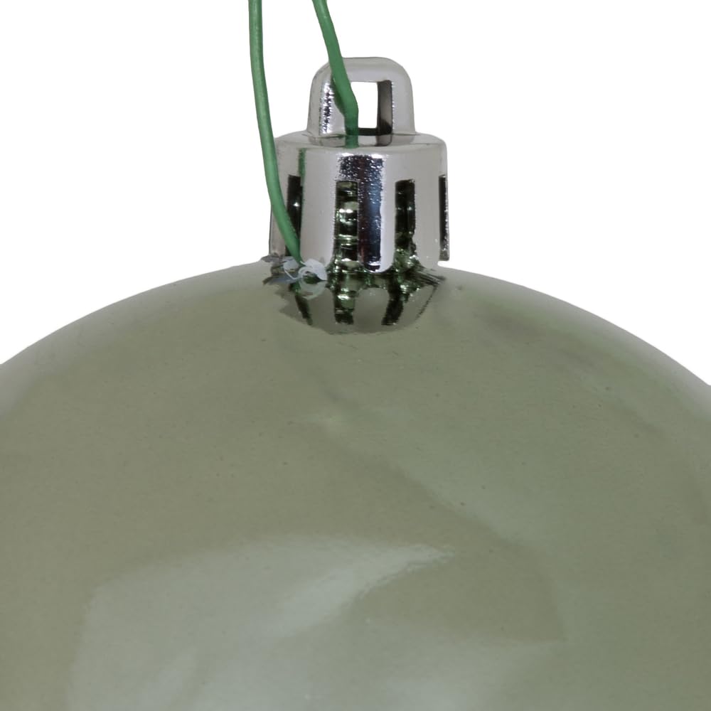 Vickerman 3-Inch Wrought Iron Shiny Ball Christmas Tree Ornaments - Pack of 12 Metal Decorations for Holiday, Party & Home Decoration | Perfect for Christmas Trees, Wreaths, Garlands and Gift Wrapping