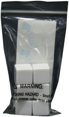 Koplow 19mm White Blank D6 Dice with Stickers for Tabletop Games