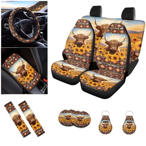 Cattle Sunflower Aztec - Yellow