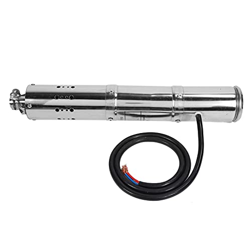 Solar Submersible Water Pump with MPPT Controller - Stainless Steel DC Pump for Fish Tank, Aquarium, Pond & Hydroponics (S122T-20, Leaning Tower Design) | Perfect for Garden Fountains, Water Features & Irrigation Systems