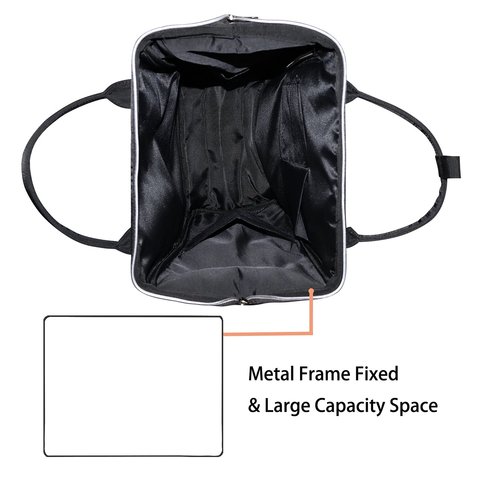 Vintage Waterproof Diaper Backpack - Large Capacity Travel Bag for Baby & Laptop | Stylish Unisex Design for Parents