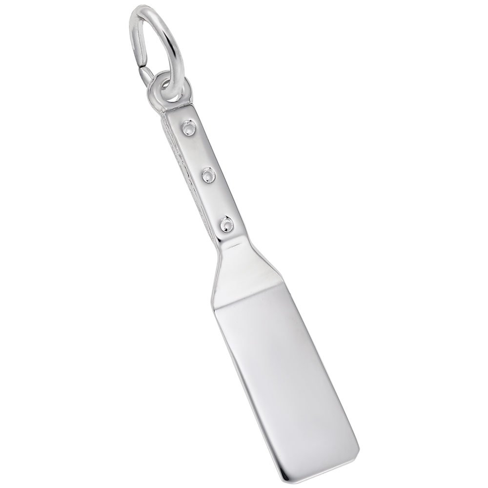 Stainless Steel Spatula Charm - Dainty Cooking-Themed Jewelry Charms for Bracelets & Necklaces - Perfect for Chefs, Bakers & Food Lovers