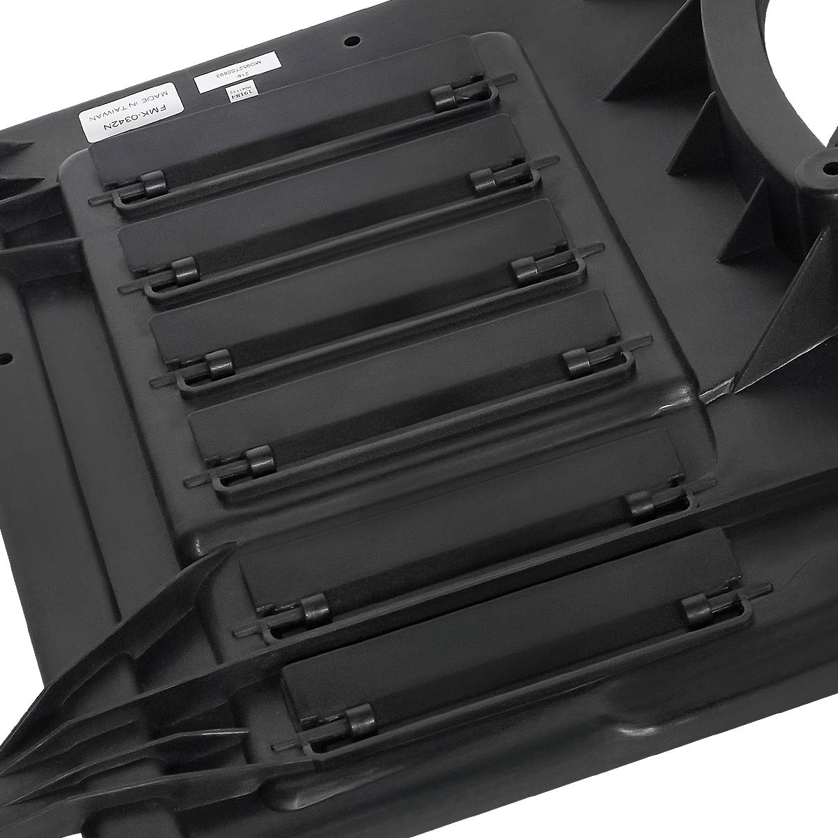Auto Dynasty MA3115144 OE Style Radiator Cooling Fan Shroud Assembly for 2010-2013 Mazda 3 - Perfect for Engine Cooling System Repair & Maintenance