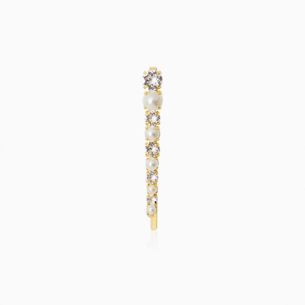 Elegant Promise Hairpin with Crystal Accents - Perfect for Weddings, Prom & Special Occasions