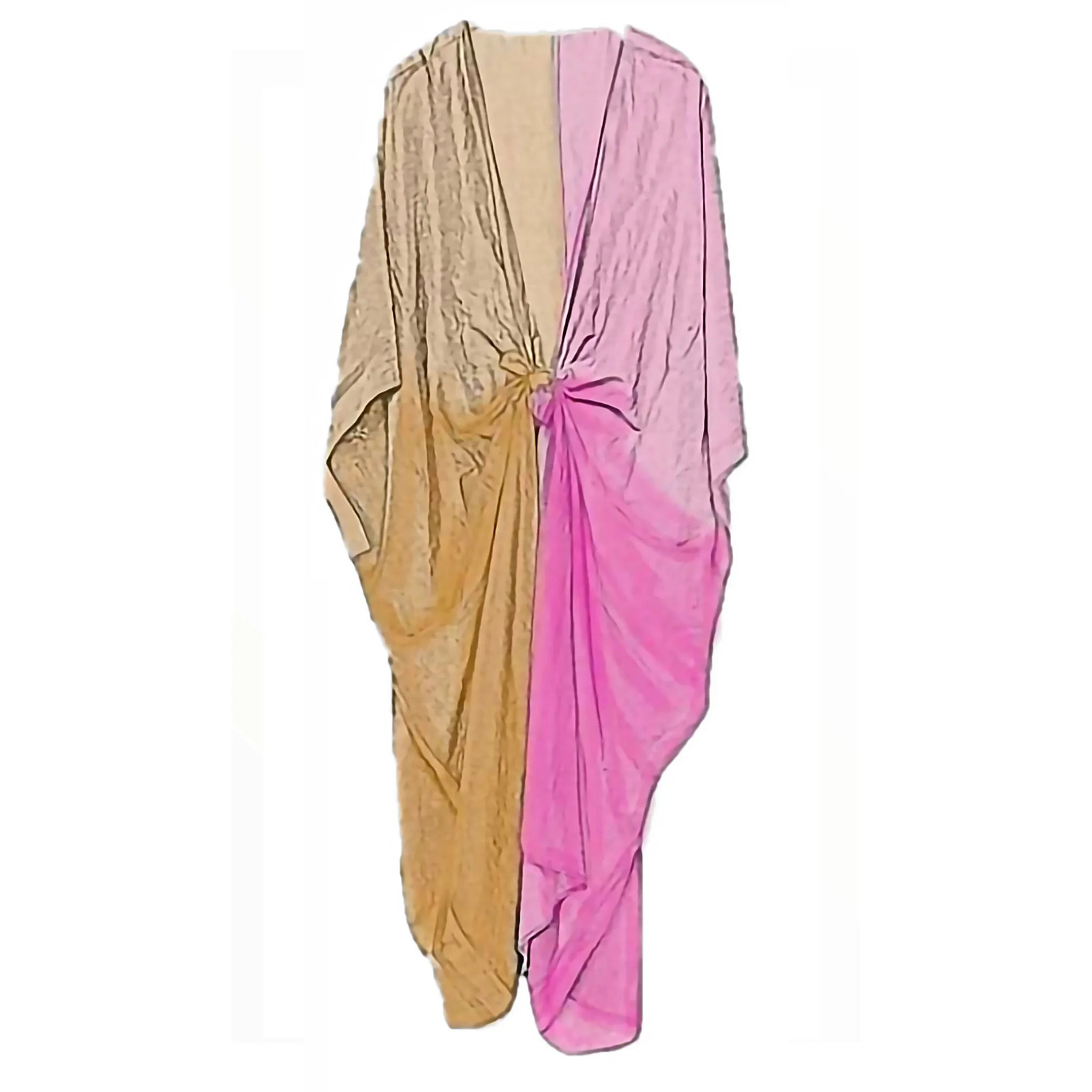 Sierra Kaftan Women's Flowy Maxi Dress - Autumn Blonde Color Boho Chic Beach Cover Up for Vacation, Pool Party & Summer Outings