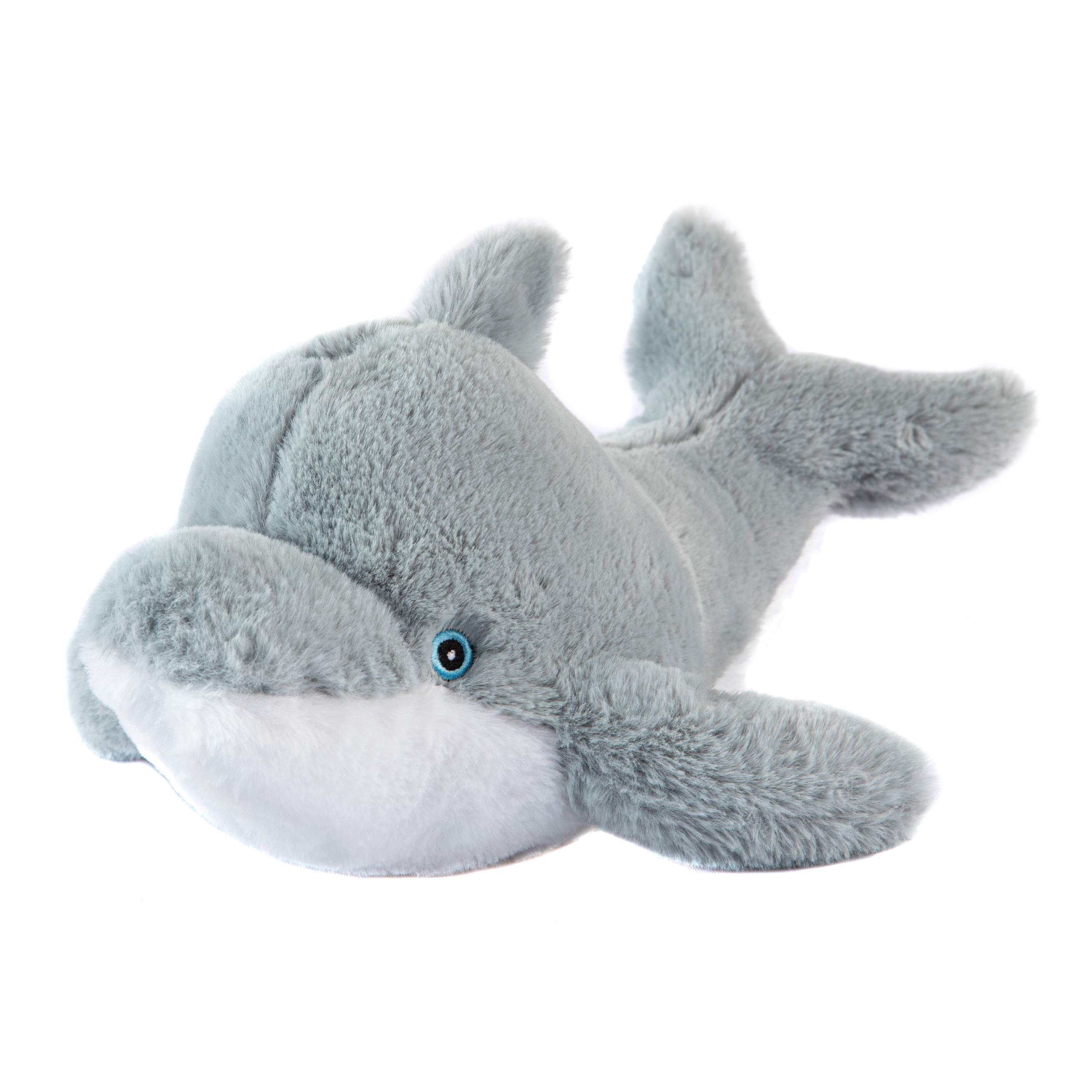 Wild Republic EcoKins 12 Inch Dolphin Stuffed Animal - Eco Friendly Plush Toy Made from 16 Recycled Plastic Bottles, Perfect Gift for Kids & Ocean Lovers | Cuddle Companion for Bedtime, Nursery Decor & Marine-Themed Parties