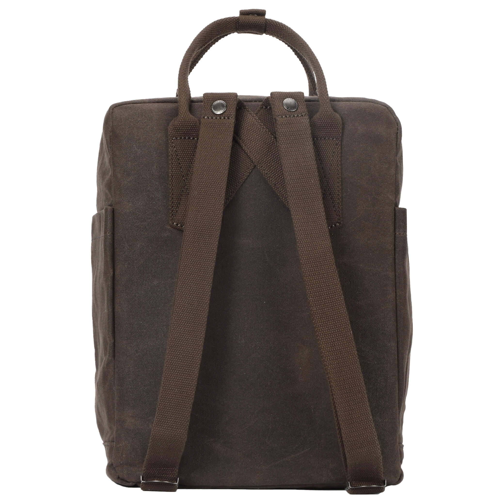 TRP0549 Troop London Classic Canvas Daypack - Durable Unisex Backpack for Travel, School & Work | Water-Resistant Daypack for Commuting, Hiking & College Campus Use
