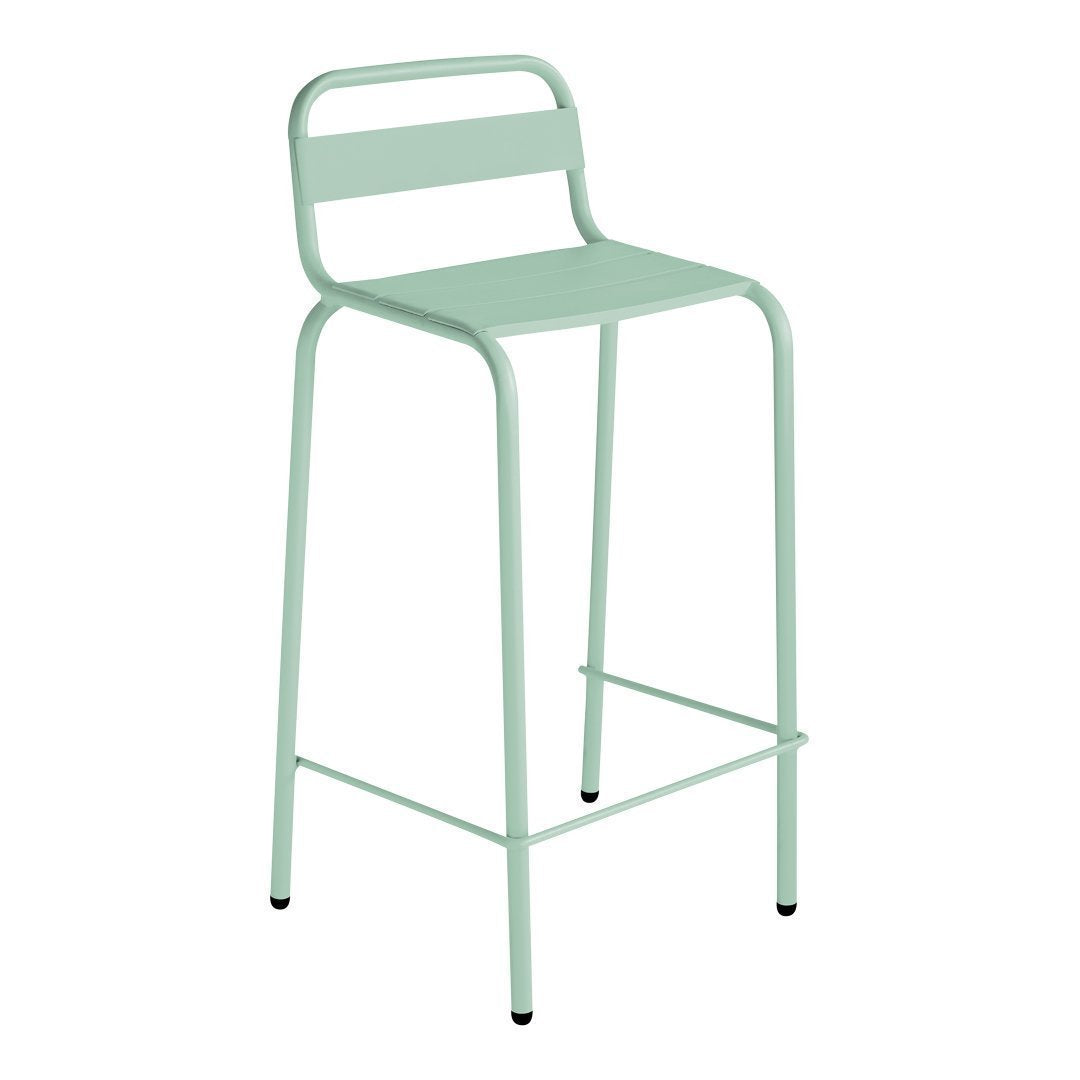 Modern Barceloneta Bar Stool - Adjustable Height Counter Stool with Backrest, PU Leather Seat - Perfect for Kitchen Island, Breakfast Nook & Home Bar Decor