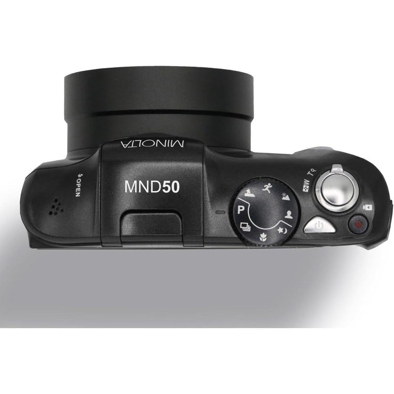 Minolta MND50 48MP Digital Camera - Compact Point & Shoot Camera with 4K Video, WiFi & Auto Focus - Perfect for Travel, Vlogging & Everyday Photography