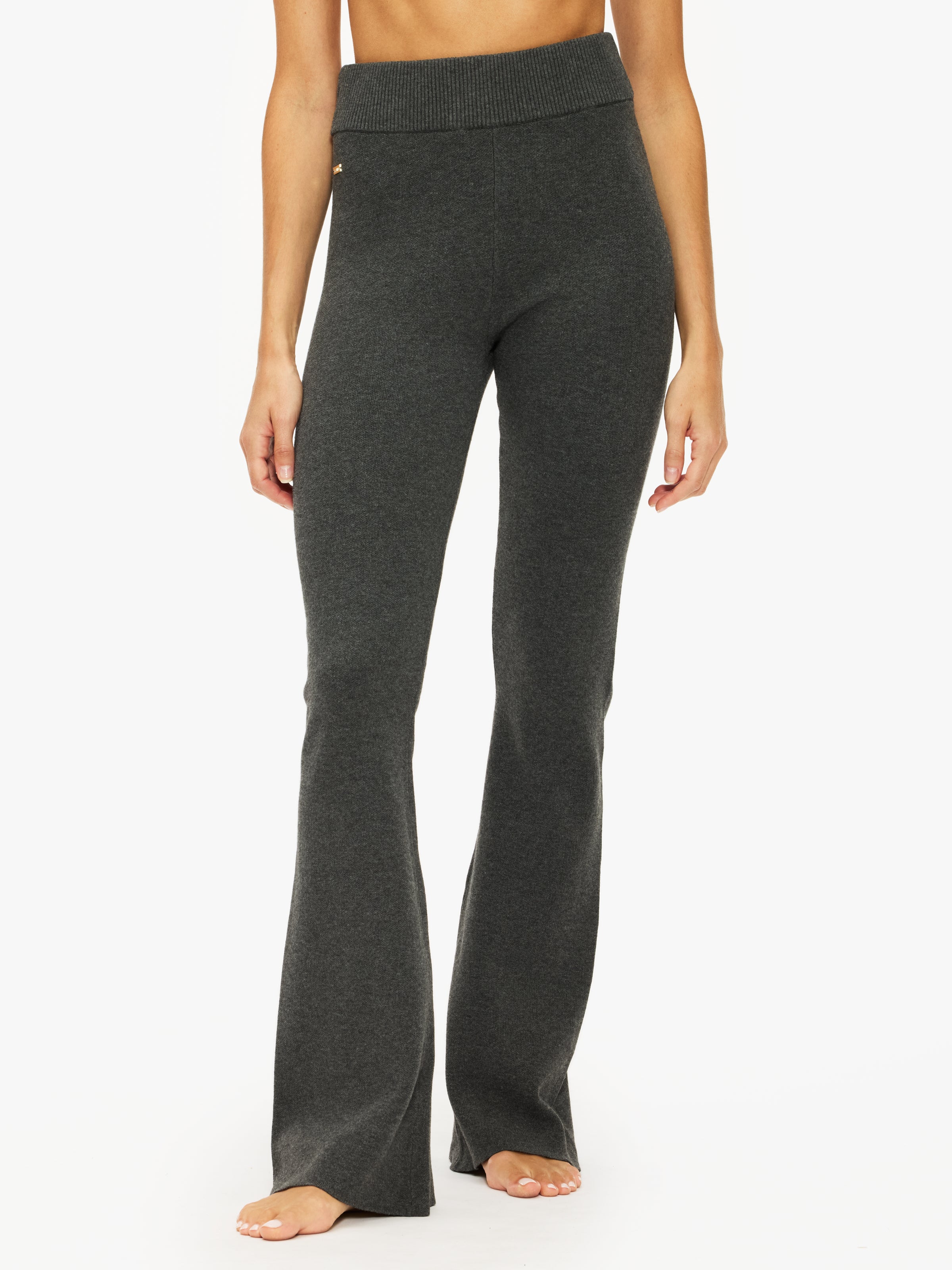 Lune Olly Flare Pants for Women - High Waisted Wide Leg Trousers with Pockets | Perfect for Casual Wear, Office Outfits & Night Out