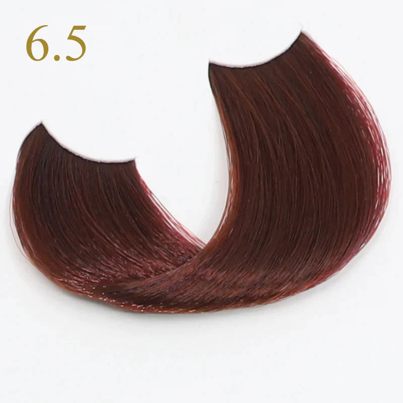 Fanola Oro Therapy Color Keratin Hair Mask - Mahogany 6.5 (100ml) | Deep Conditioning Treatment for Damaged Hair | Salon-Quality Hair Care at Home