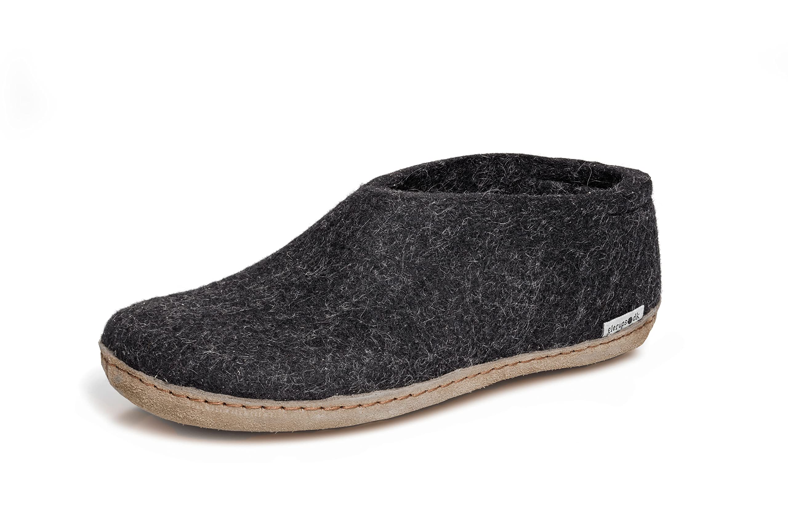 Glerups Genuine Leather Wool Shoes - Comfortable & Durable Indoor/Outdoor Slippers for Men & Women - Perfect for Home, Office, and Relaxation