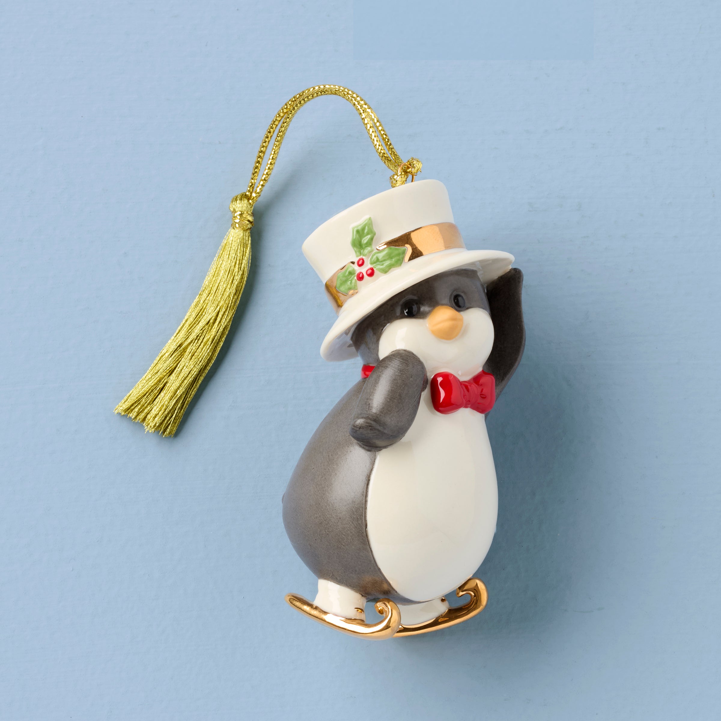 Cute Penguin Ornament - Handmade Ceramic Christmas Tree Decoration for Holiday Home Decor & Gift Giving