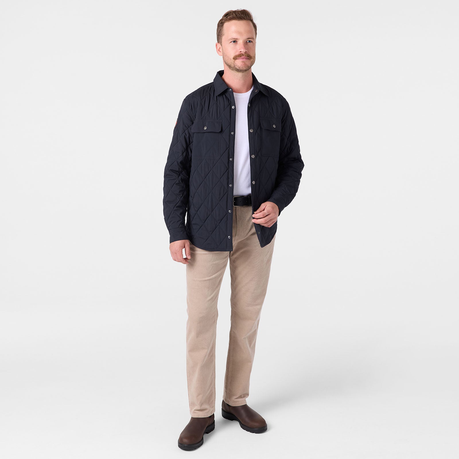 Belton Quilted Shirt Jacket for Men & Women - Lightweight, Stylish & Comfortable - Perfect for Outdoor Adventures, Casual Wear & Layering in Fall & Winter