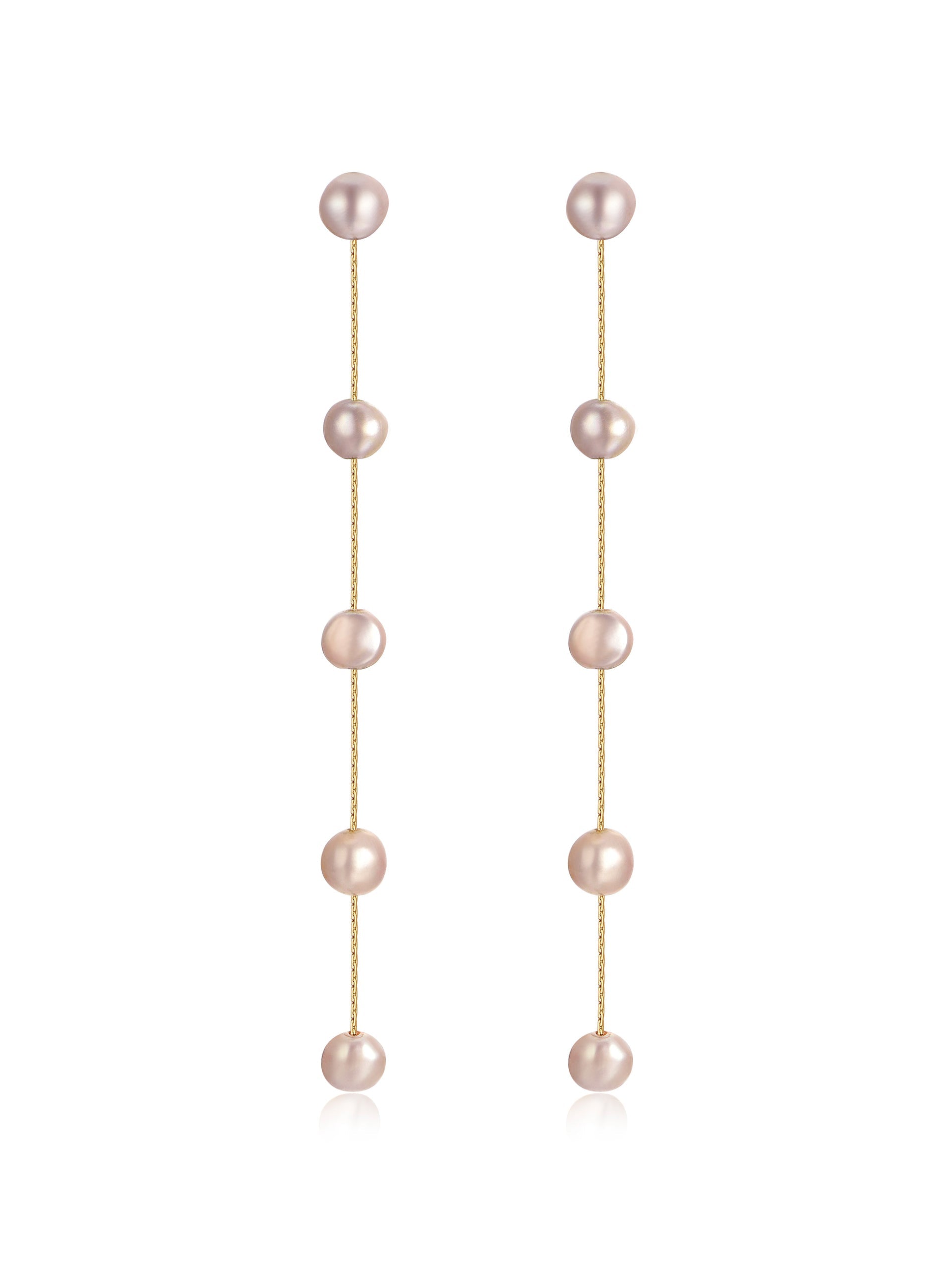 Exquisite Pearl Drop Earrings for Women - Elegant Dangling Jewelry for Parties, Weddings & Special Occasions