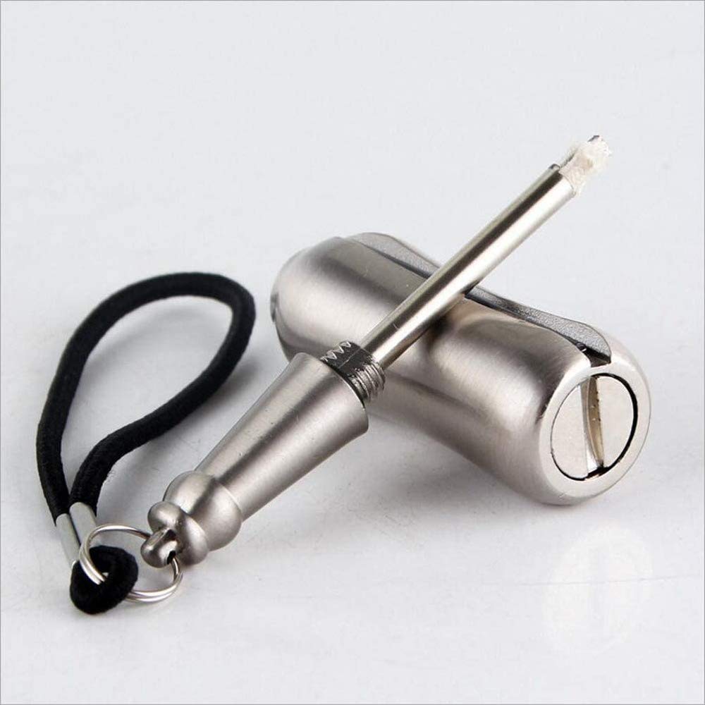 Waterproof Permanent Match Keychain - Portable Flint Metal Fire Starter for Camping, Hiking & Emergency Survival Kits | Reusable Outdoor Lighter