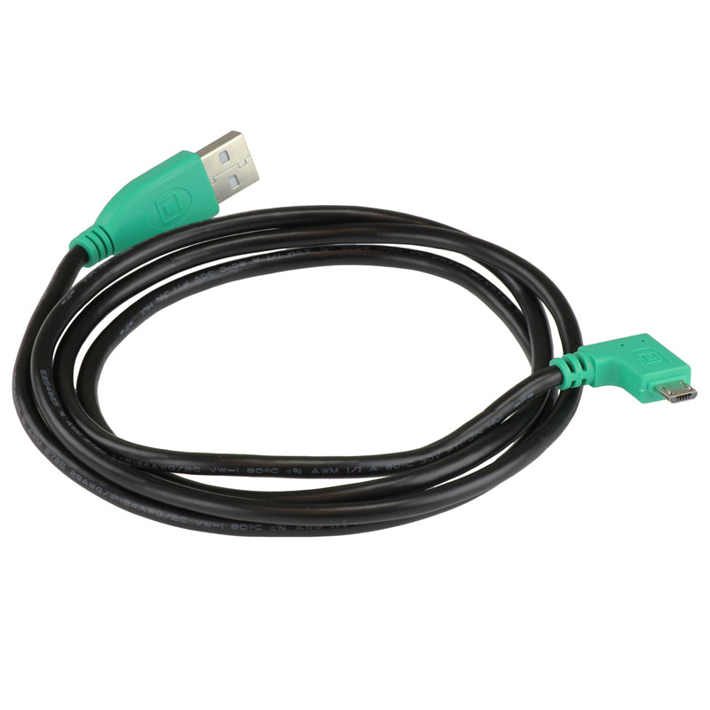 GDS® Genuine USB 2.0 90 Degree Right Angle Cable - High Speed Data Transfer for Computers, Printers & External Drives - Perfect for Tight Spaces & Organized Workstations