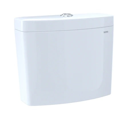 Toto ST446EMA#01 Aquia IV Dual Flush 1.28/0.8 GPF Toilet Tank Only - Cotton White | WASHLET+ Auto Flush Compatible | Perfect for Modern Bathrooms & Water Conservation
