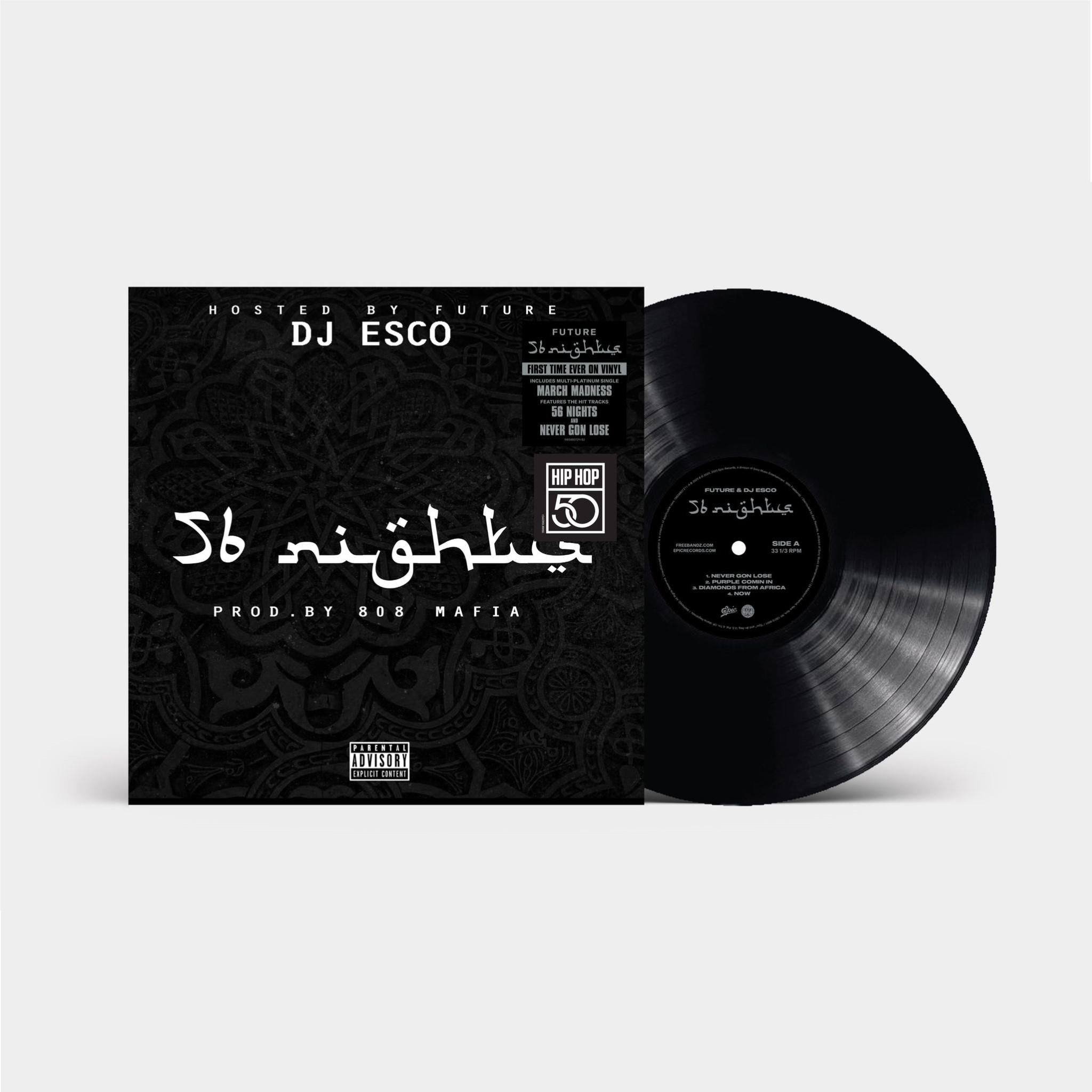 56 Nights Vinyl Record - Limited Edition Hip Hop Album by Future - Perfect for Music Collectors & Vinyl Enthusiasts - Great for Home Listening, Gifts & DJ Sets