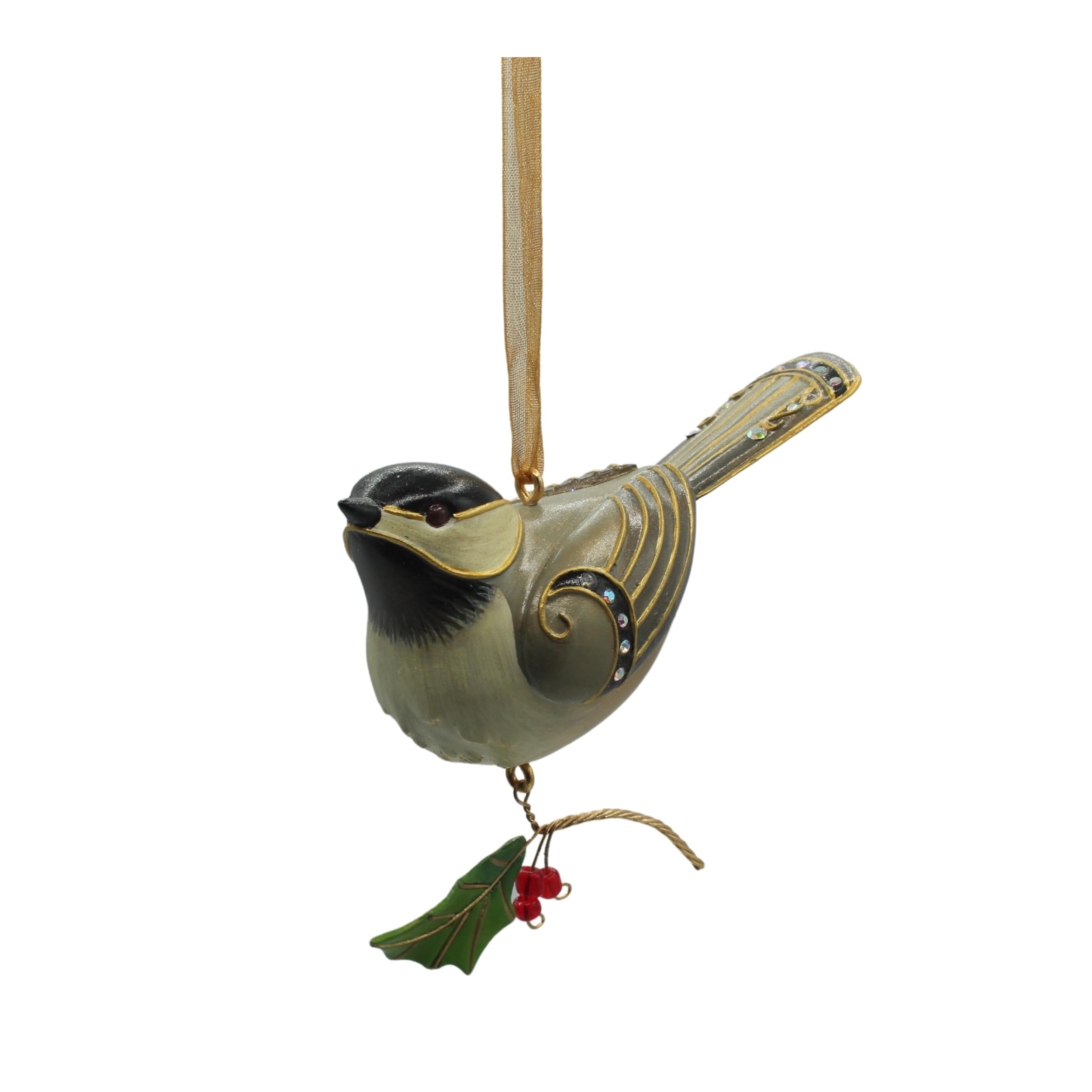 Hallmark Black-Capped Chickadee Ornament - Beauty of Birds Series #2 Collectible Figurine for Christmas Tree & Home Decor