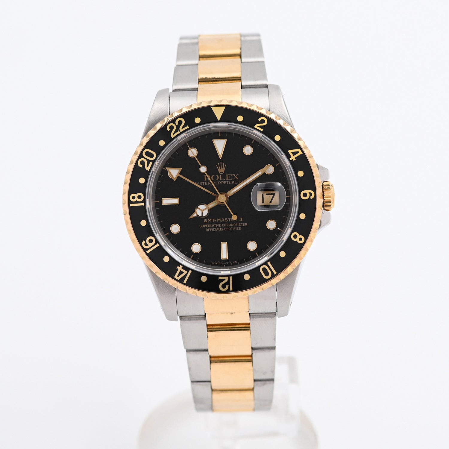 Authentic Rolex GMT-Master II 40mm Stainless Steel Watch 1992 - Luxury Timepiece for Travelers & Professionals