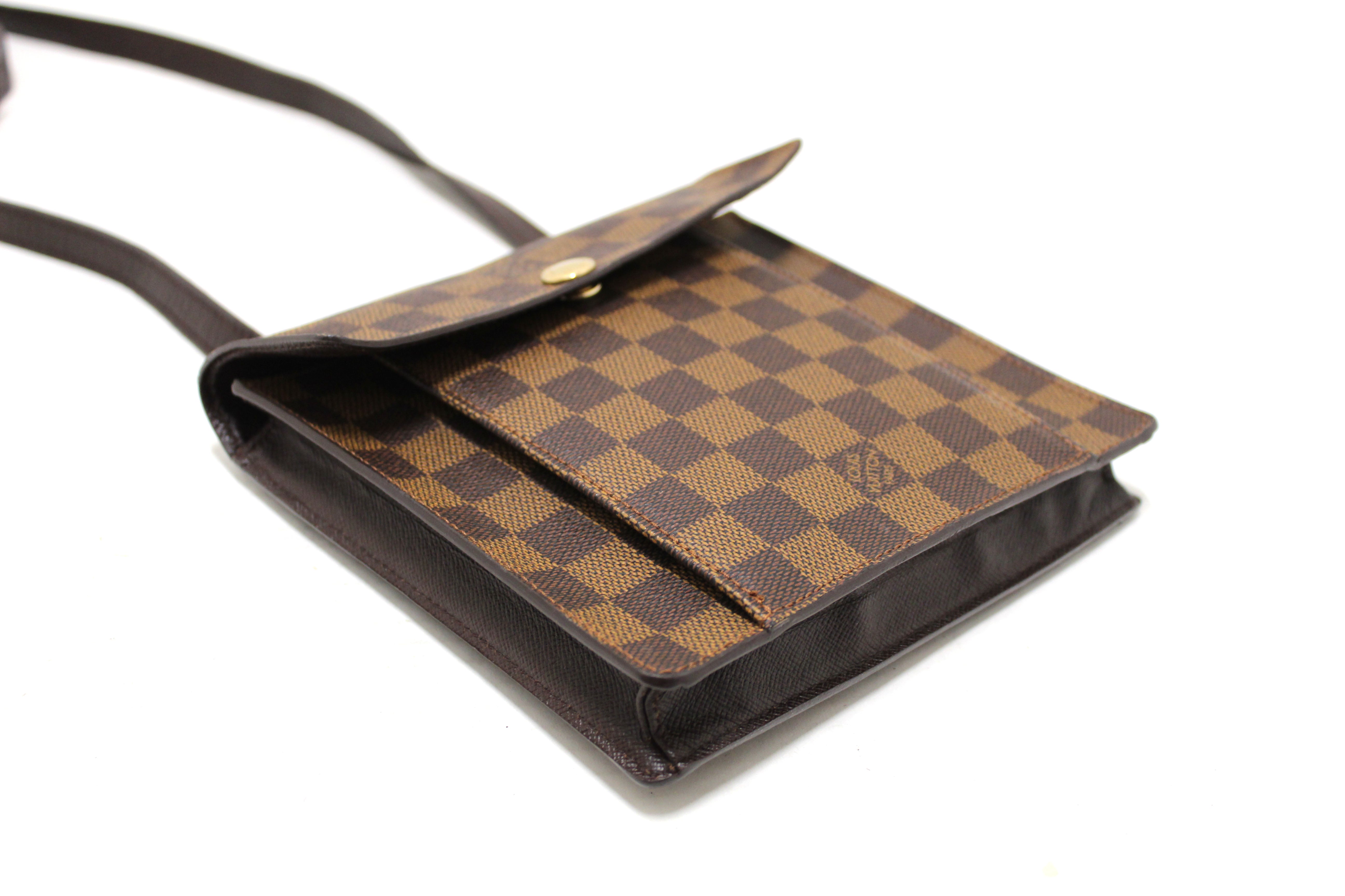 Authentic Louis Vuitton Damier Ebene Pimlico Messenger Bag for Men - Luxury Crossbody Shoulder Bag - Perfect for Work, Travel & Everyday Use