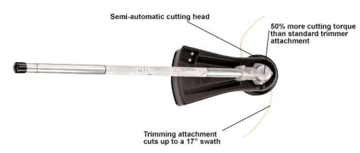 ECHO ProTorque Trimmer Attachment 99944200545 - Professional Lawn Care Tool for Weed Trimming & Edging - Perfect for Home Garden, Yard Maintenance & Landscaping