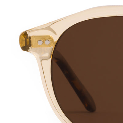 MARKLE 18K Gold Polarized Sunglasses - Champagne Tortoise Frame - UV Protection for Driving, Beach & Outdoor Activities