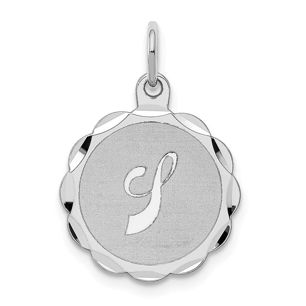 Roy Rose Sterling Silver Initial Letter J Charm - Elegant Personalized Jewelry for Necklaces, Bracelets & Gifts | Perfect for Birthdays, Anniversaries & Special Occasions
