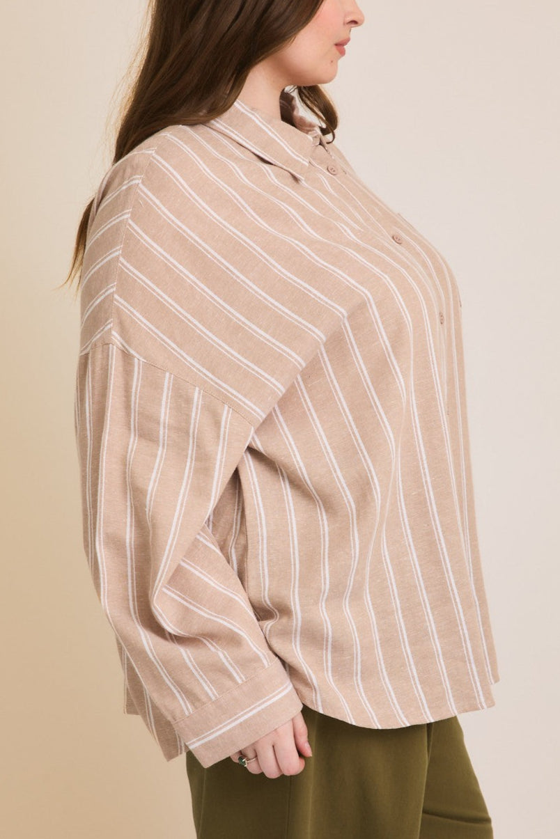On Top of the World Shirt | Trendy Taupe Graphic Tee for Men & Women | Casual Wear, Street Style, Everyday Outfits