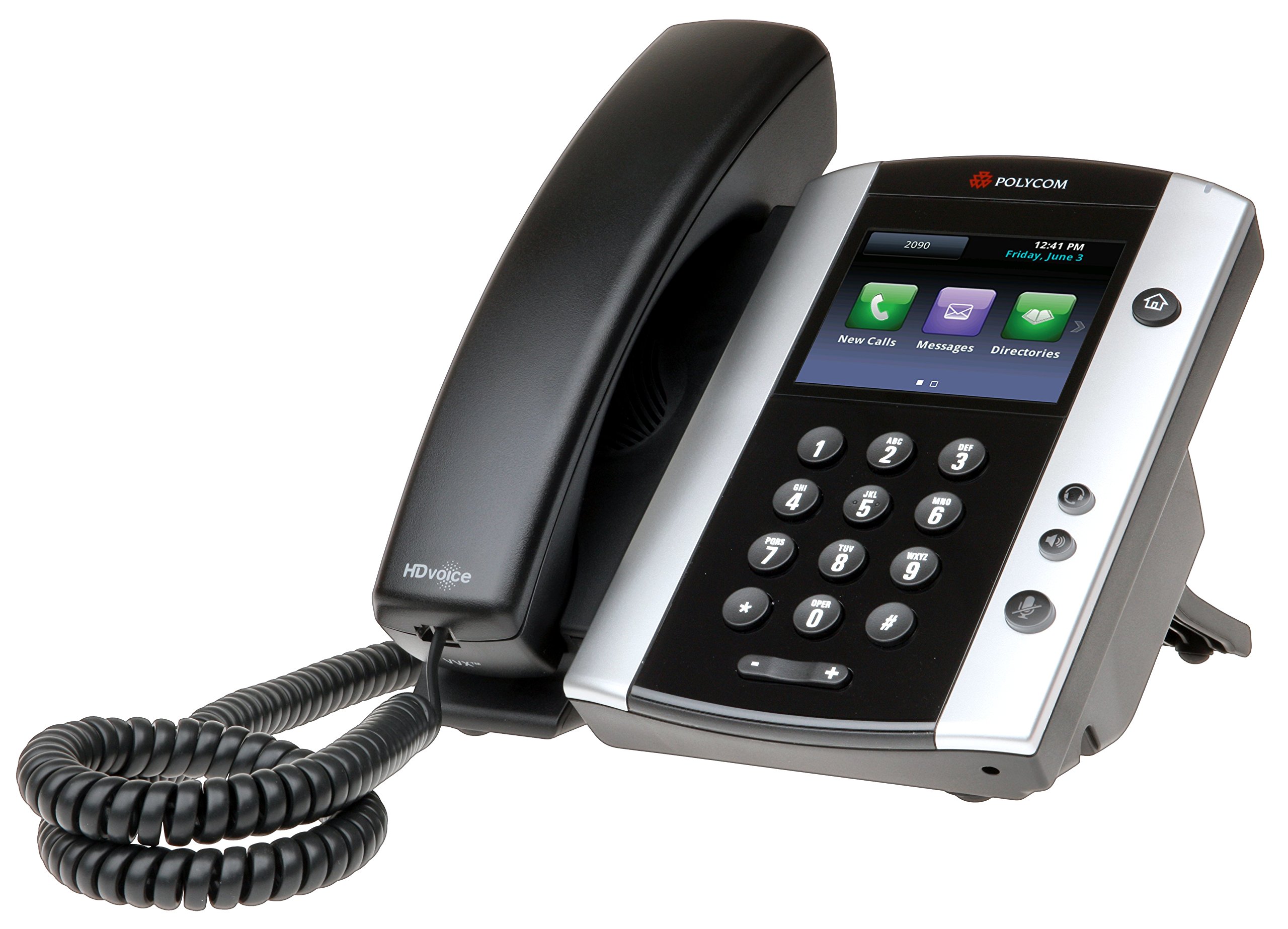 Polycom VVX 500 12-Line VoIP Business Phone with HD Voice | PoE Enabled (Power Adapter Sold Separately) | Ideal for Office, Conference Rooms & Remote Work