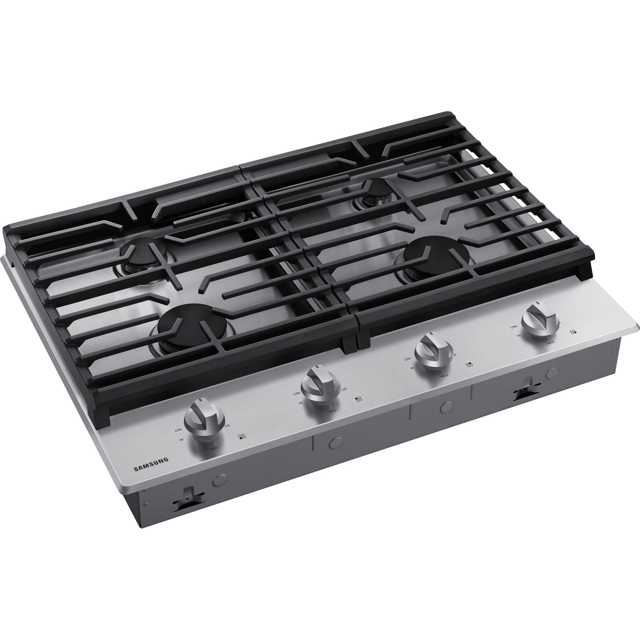 Samsung NA30R5310FS 30-Inch Gas Cooktop - Stainless Steel, 5 Sealed Burners, Easy-Clean Surface - Perfect for Home Kitchens & Open-Concept Living Spaces