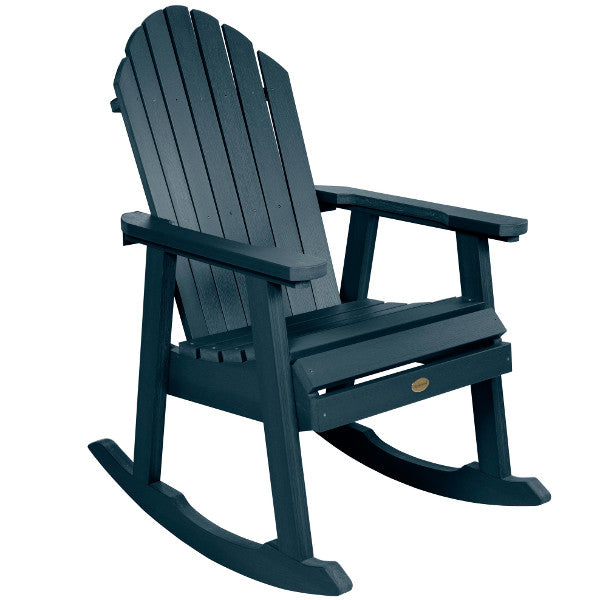 Hamilton Rocking Chair - Comfortable Wooden Rocking Chair for Living Room, Nursery & Porch - Classic Design with Padded Seat & Backrest - Perfect for Relaxing, Nursing & Reading
