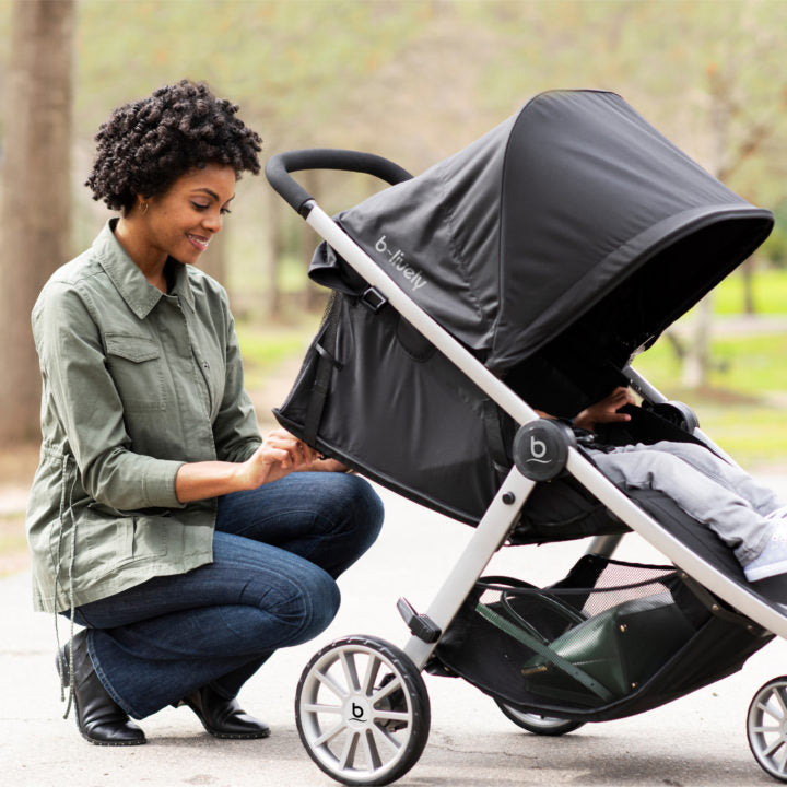 Britax B Lively Lightweight Stroller for Babies & Toddlers - Compact Fold, Adjustable Canopy, All-Terrain Wheels - Perfect for Travel, Shopping & Daily Walks