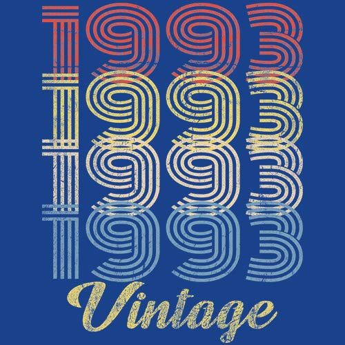 1993 Vintage Retro 32nd Birthday T-Shirt for Men - Funny 32 Year Old Gift Idea - Perfect for Birthday Parties & Celebrations