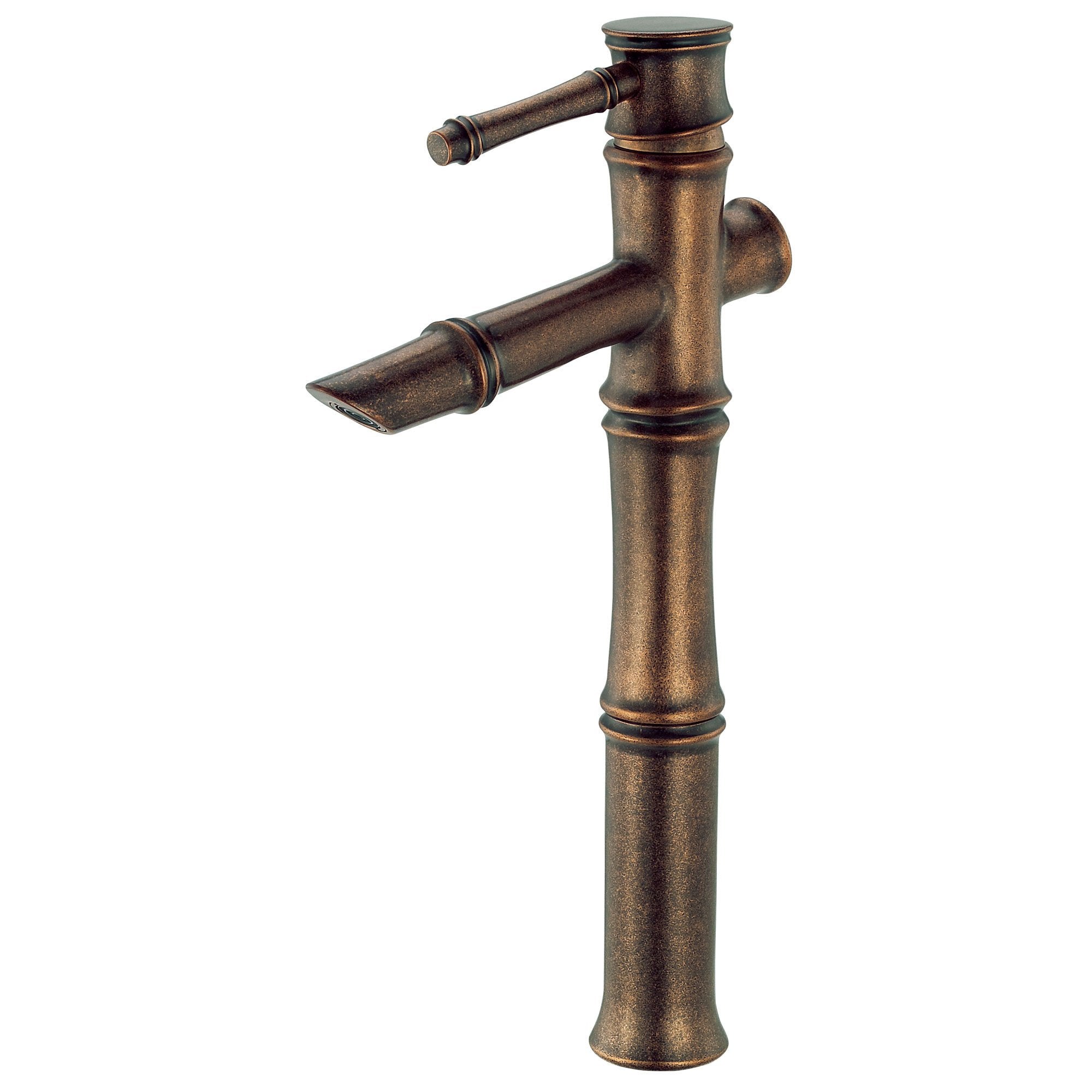 Danze South Sea Distressed Bronze Single Handle Vessel Sink Bathroom Faucet - Modern Vanity Sink Faucet for Bathroom & Powder Room Decor