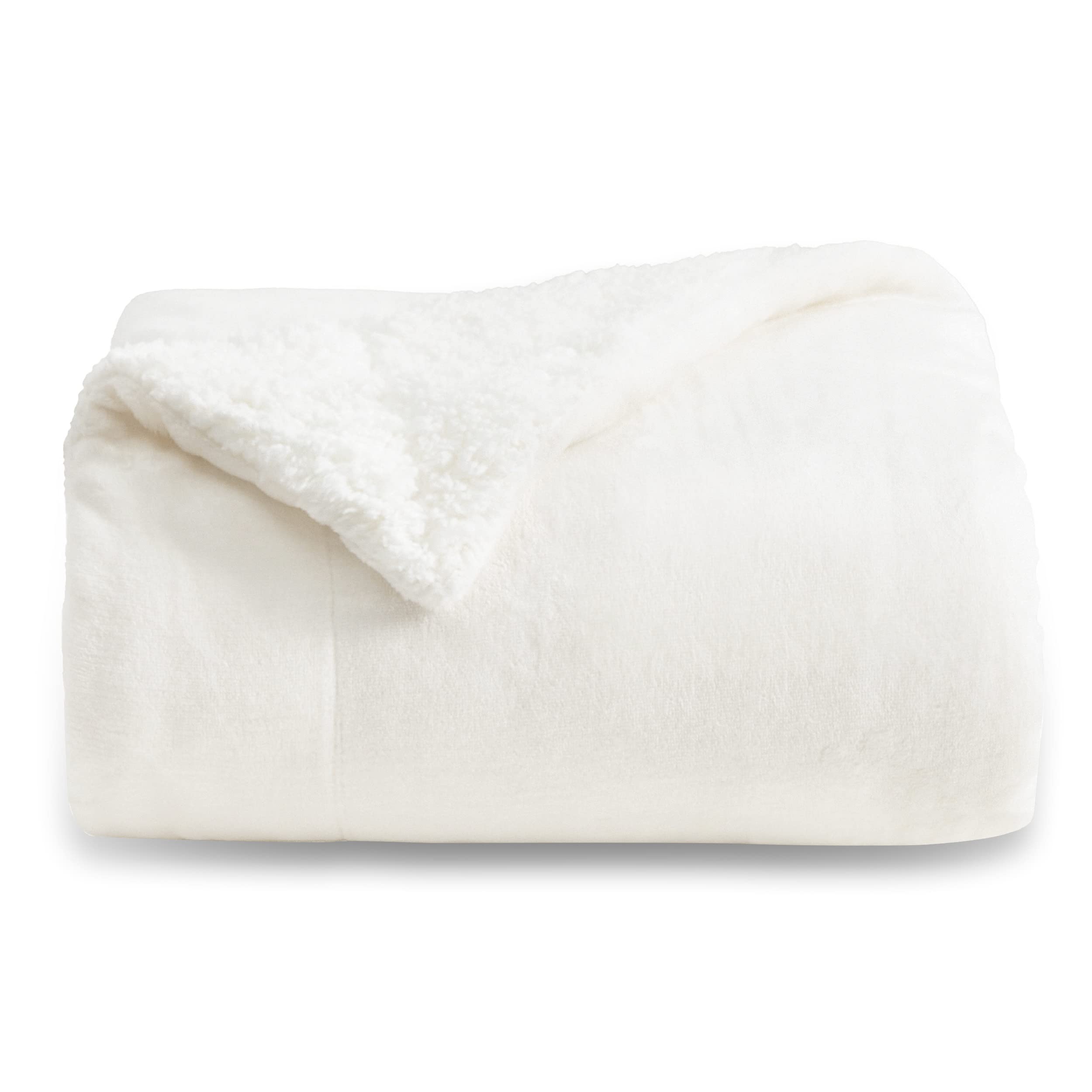 Bedsure Sherpa Fleece Throw Blanket Twin Size 60