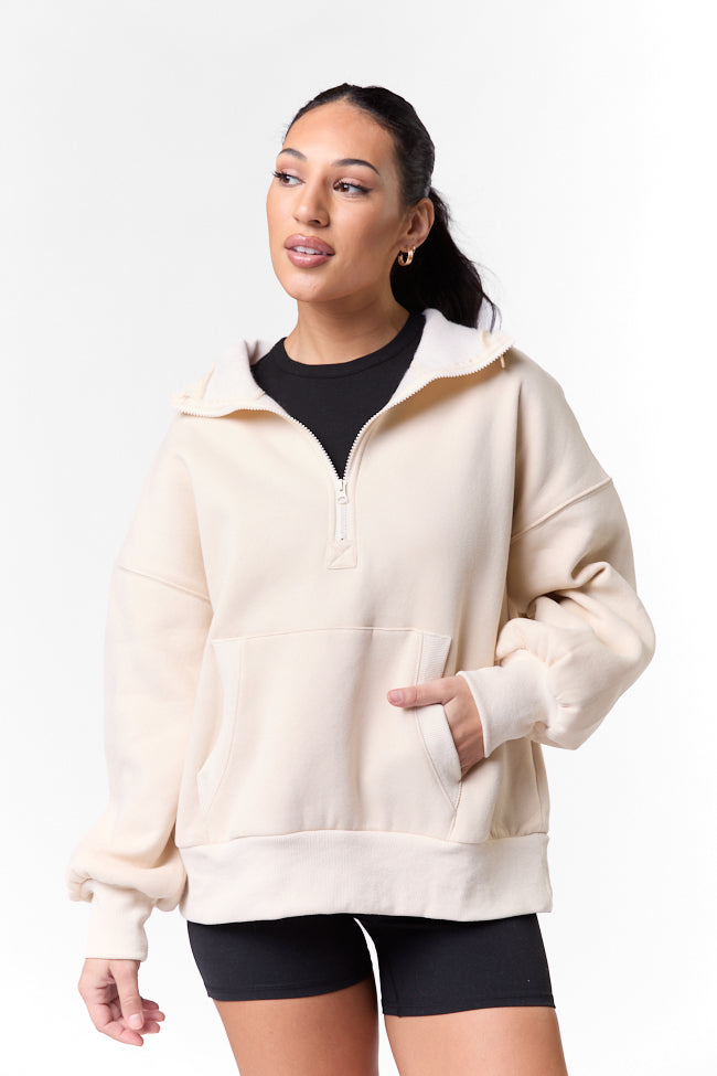 Stop and Go Stone Oversized Hooded Pullover Sweatshirt for Men & Women - Cozy Winter Loungewear, Casual Streetwear, and Outdoor Activities - FINAL SALE