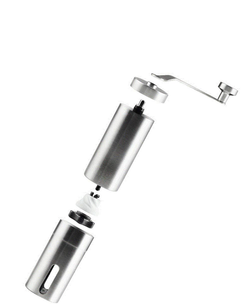 Premium Manual Coffee Grinder - Portable Hand Crank Burr Mill with Adjustable Settings for Espresso, French Press & Pour Over - Perfect for Camping, Travel & Home Brewing