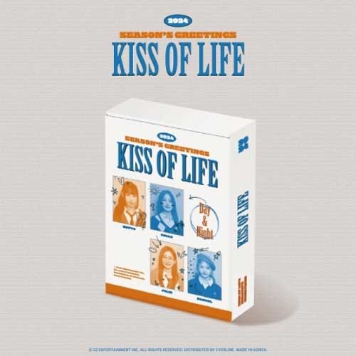 KISS OF LIFE 2024 Season's Greetings Photocard Set with Exclusive POB - Perfect for K-Pop Fans, Collectors & Gift Giving