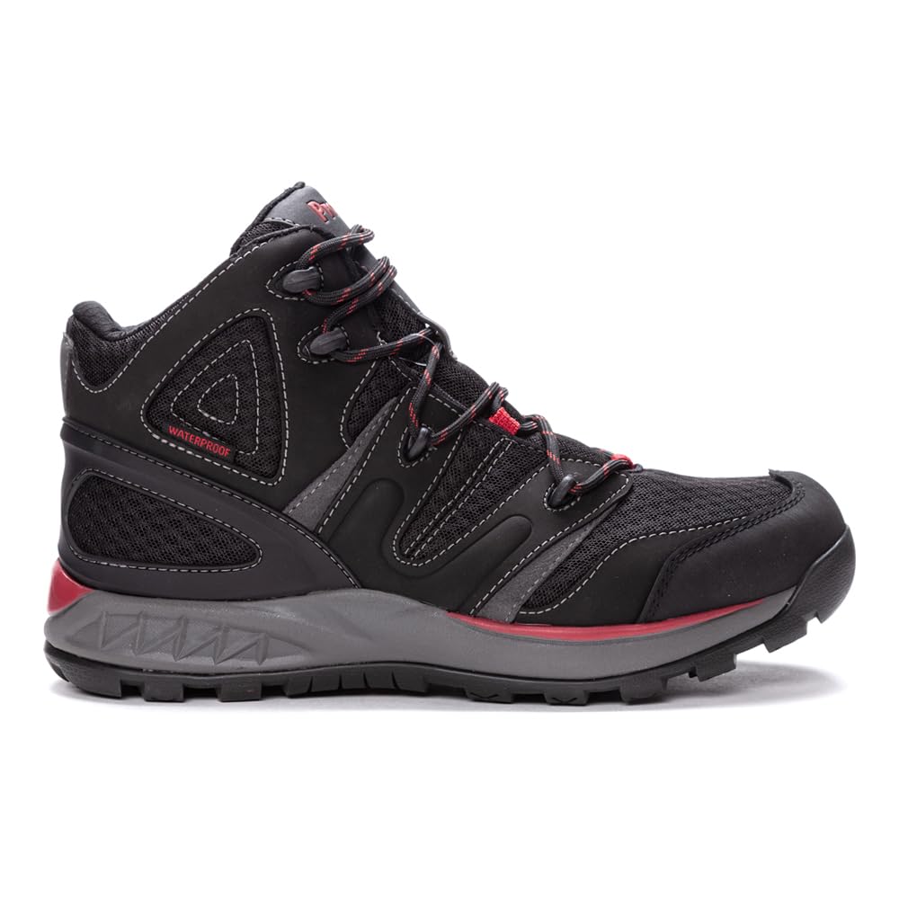 Propét Men's Veymont Waterproof Hiking Boots - Lightweight Comfortable Outdoor Walking Shoes for Trail, Camping & Everyday Wear