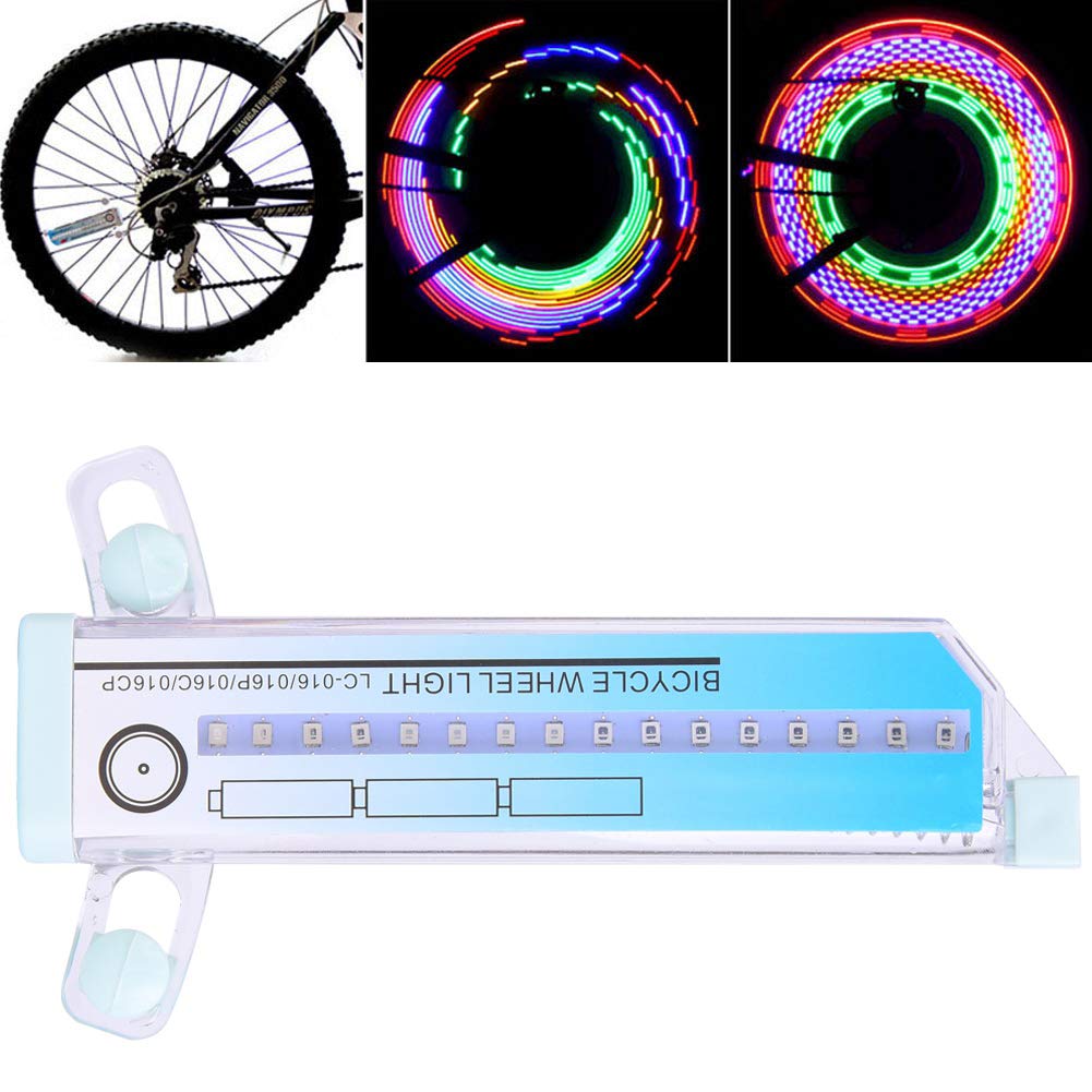 VGEBY 32 LED Spoke Bike Lights - Waterproof Cycling Wheel Lights for Mountain Biking & Night Riding