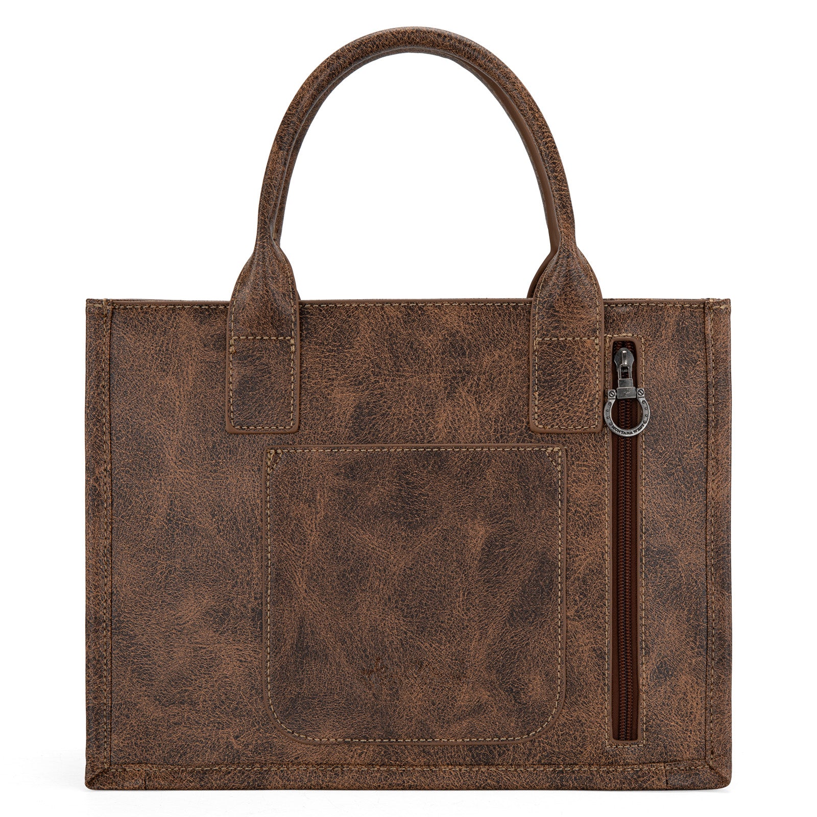 Montana West Whipstitch Tote Bag Set - Stylish Leather Handbag for Women, Spacious Work & Travel Tote with Matching Wallet - Perfect for Office, Commute & Weekend Getaways