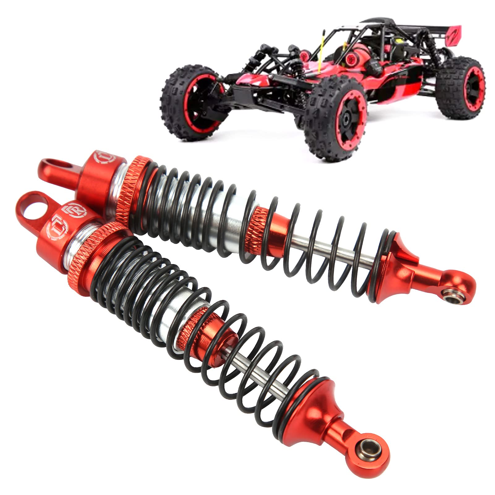 Hozee 100mm RC Damper Oil - High Strength Shock Absorber Fluid for Remote Control Cars & RC Vehicles (Red) - Perfect for Off-Road Racing, Crawling & Drifting