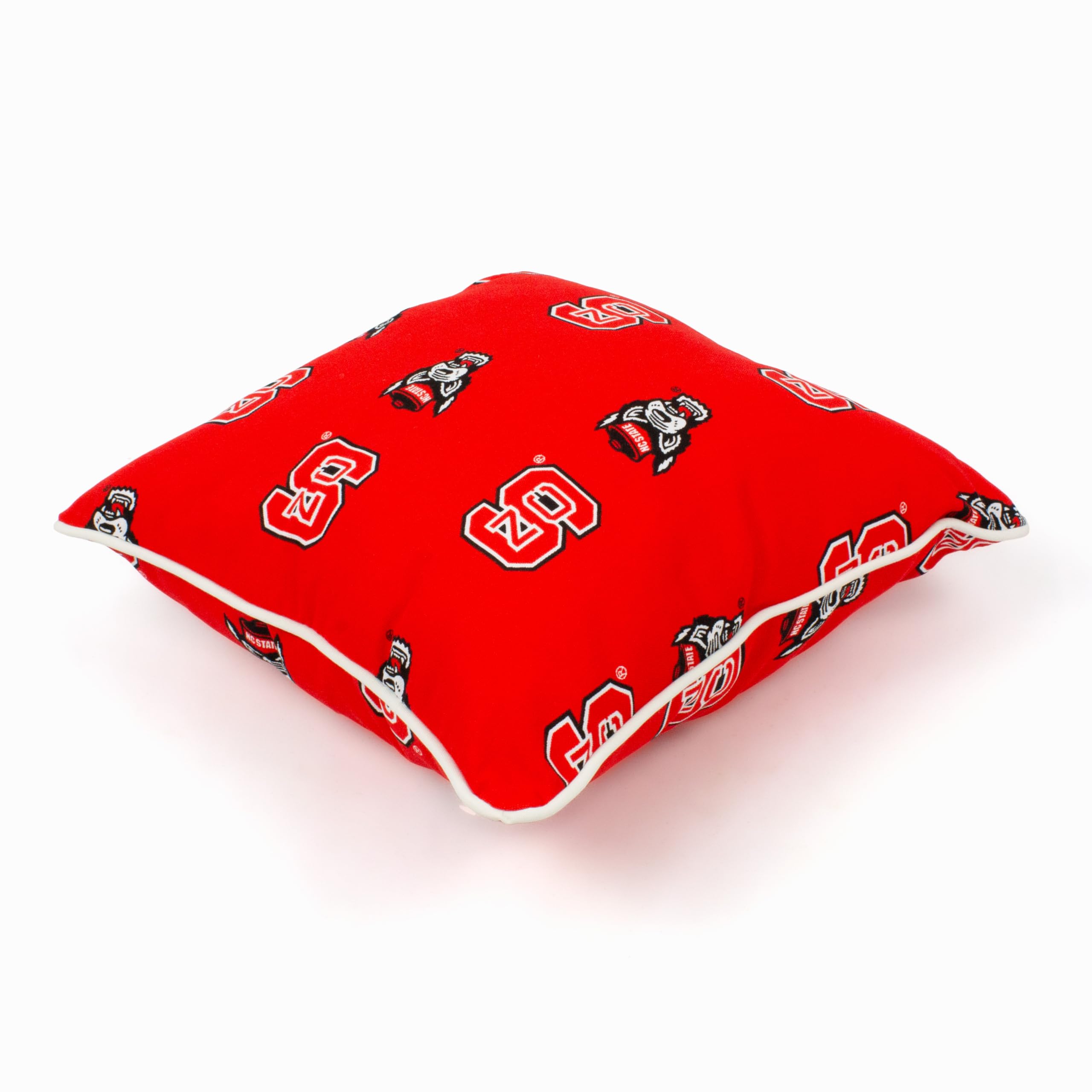 NC State Wolfpack College Covers Outdoor Decorative Pillow Set of 2 - 16x16 Inch Weather-Resistant Throw Pillows for Porch, Patio, Dorm Room & Game Day Decor