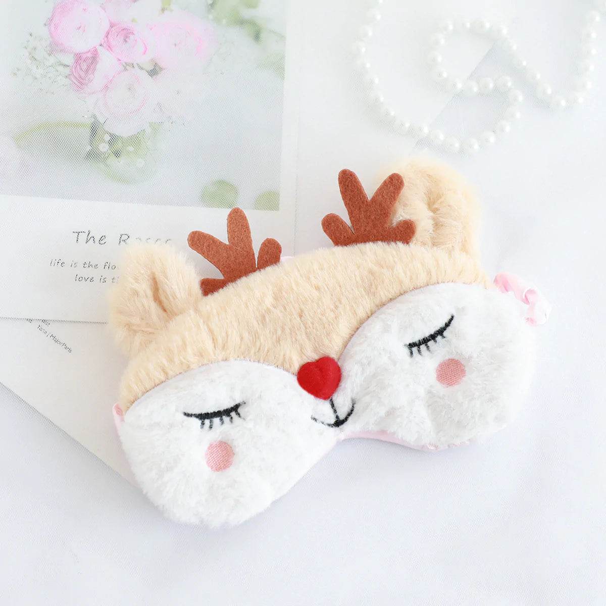 Snugglee Plush Reindeer Rudolf Indoor Slippers - Soft Christmas Themed House Shoes for Women & Kids - Perfect for Holiday Parties, Cozy Home Wear & Winter Gift Giving