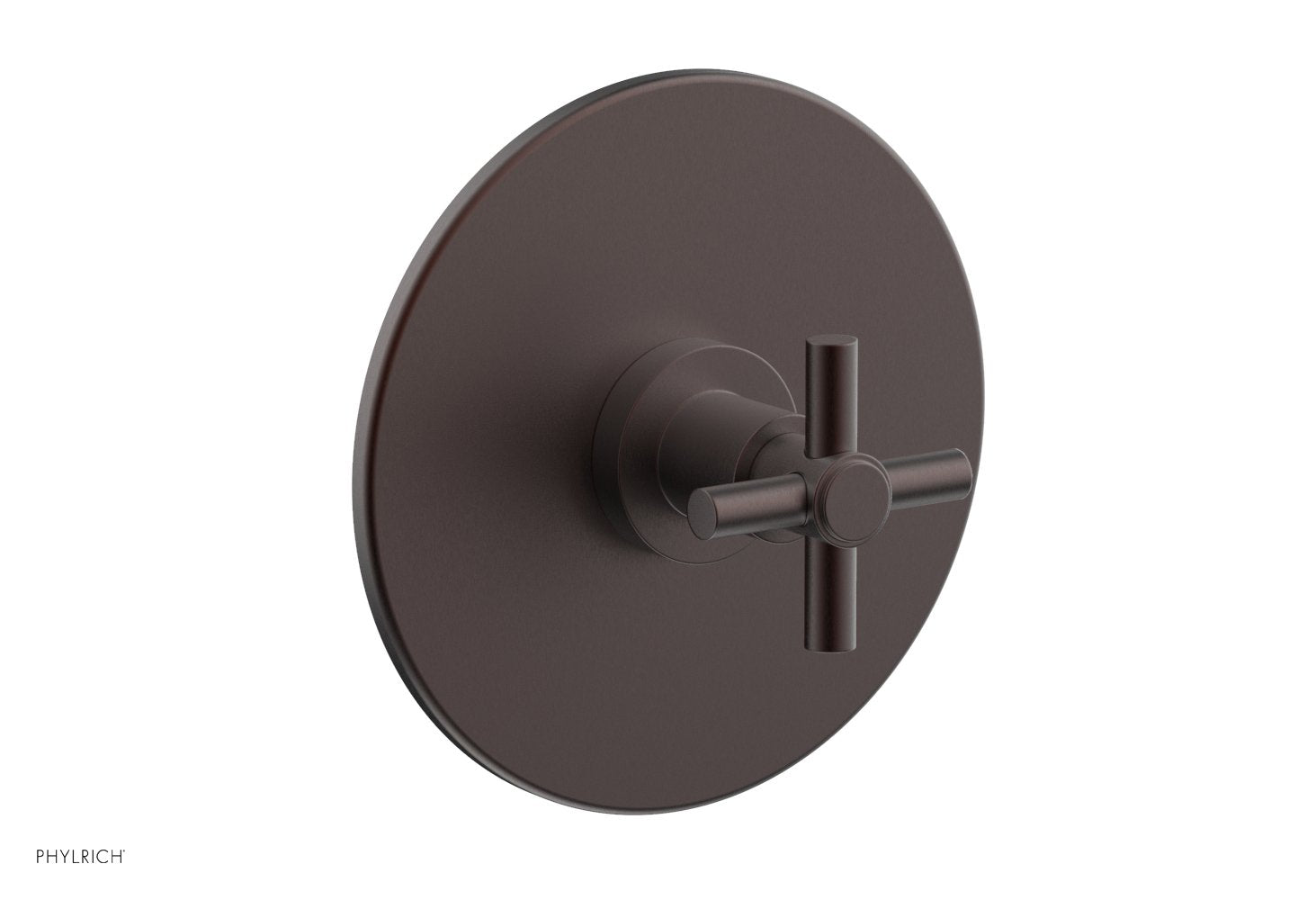 BASIC 1/2 Thermostatic Shower Trim with Tubular Cross Handle DTH134 - Perfect for Bathroom Renovation & Modern Shower Systems