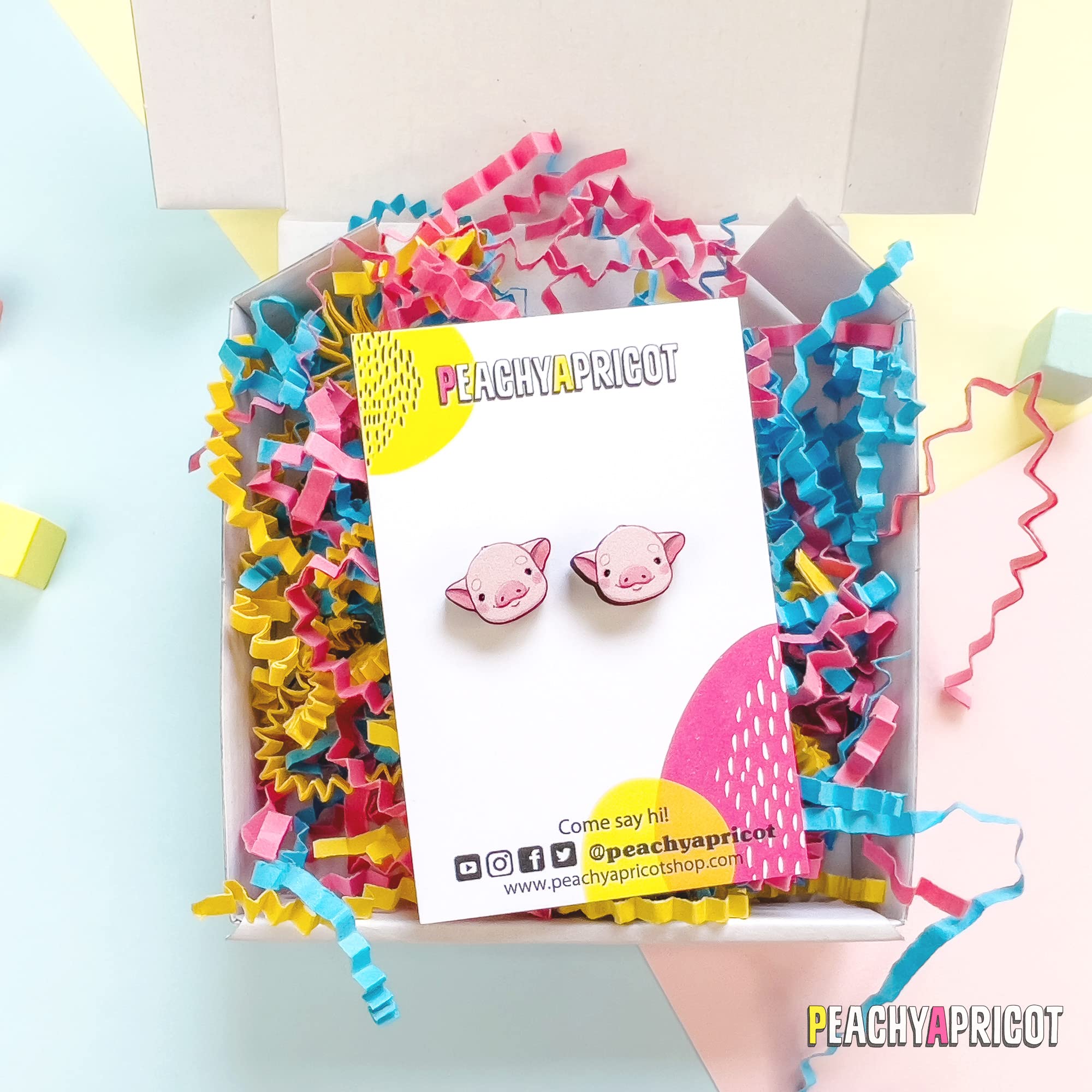 Cute Pig Stud Earrings for Women - Hypoallergenic Nickel-Free Jewelry Gift Set - Perfect for Casual Wear, Birthday Gifts & Everyday Fashion Accessories